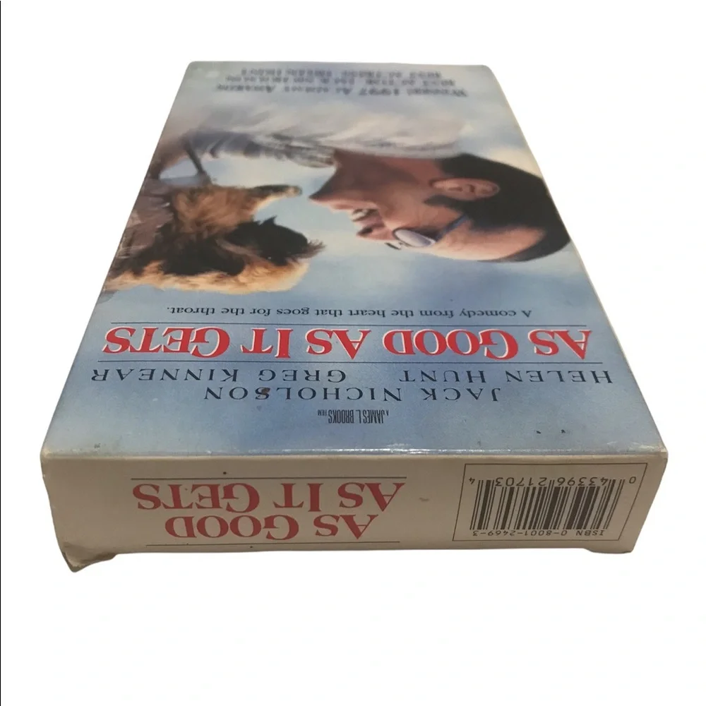 VTG As Good As It Gets 1998 VHS Video - UNTESTED